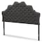 Baxton Studio Hilda Modern Dark Grey Queen Size Headboard 142-7758 - alternate 1